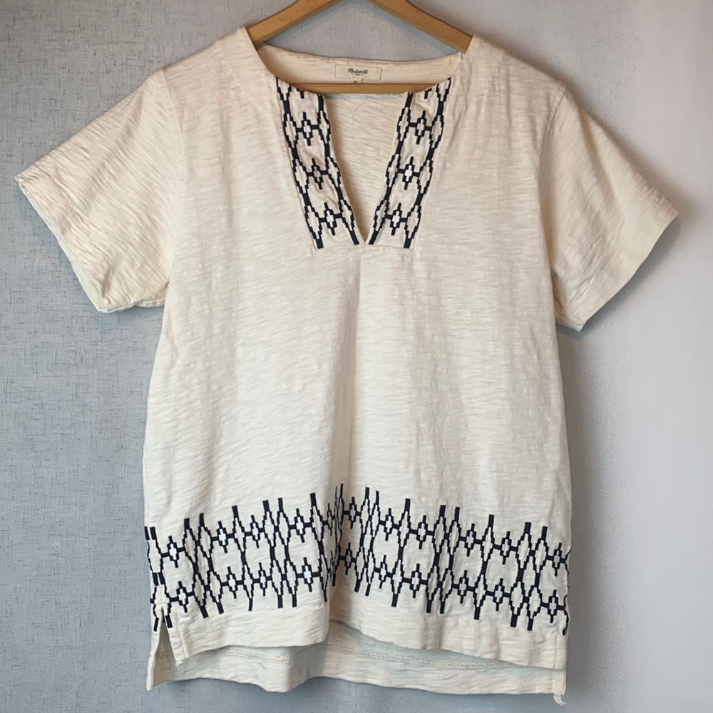 Madewell tunic top size Large